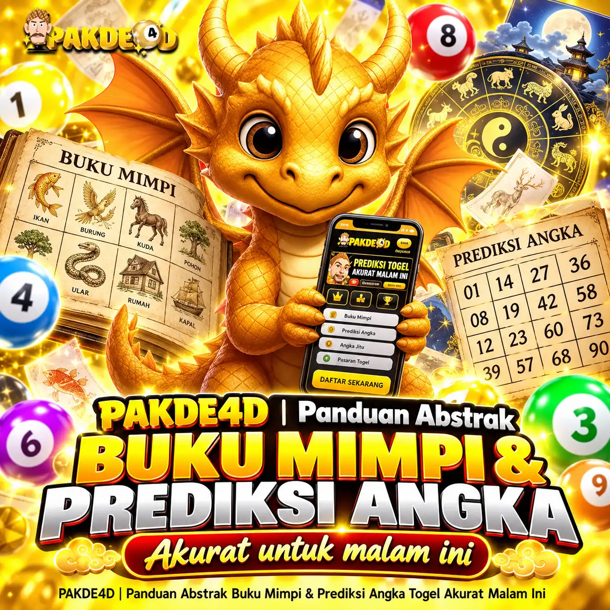 PAKDE4D | Panduan Abstrak Buku Mimpi & Prediksi Angka Togel Akurat Malam Ini